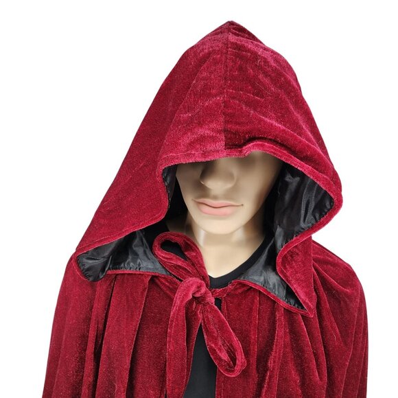 LuckyMjmy Velvet Wizard Robe with Satin Lined Cloak - Picture 9 of 10